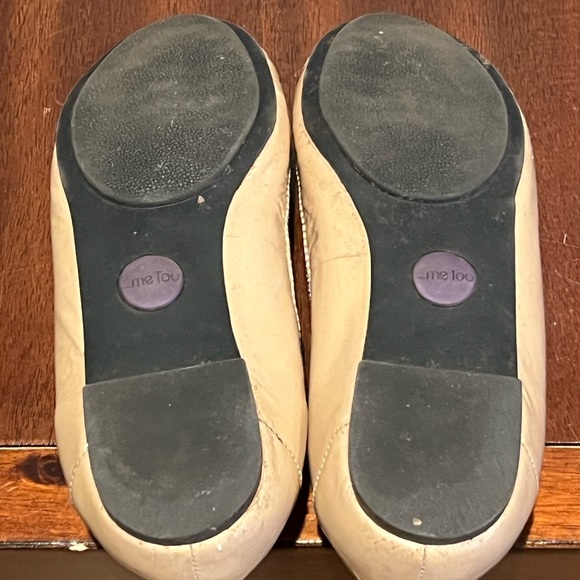 ME TOO KAILANI TAUPE PATENT LEATHER FLATS - Picture 3 of 4